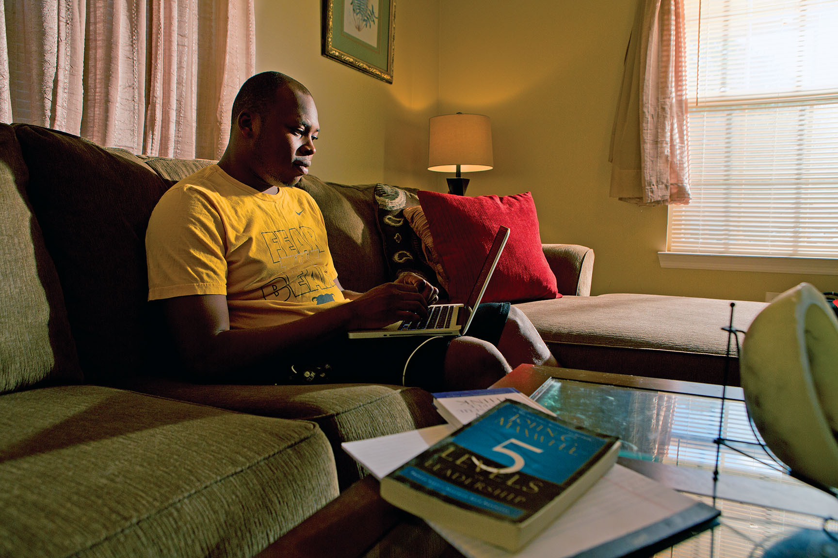 Though working full time at Georgia Highlands, Snelling also studies at home, taking online classes in pursuit of a bachelor’s degree in organizational leadership from Dalton State College. He also vows that he’ll “keep going and earn my master’s.”