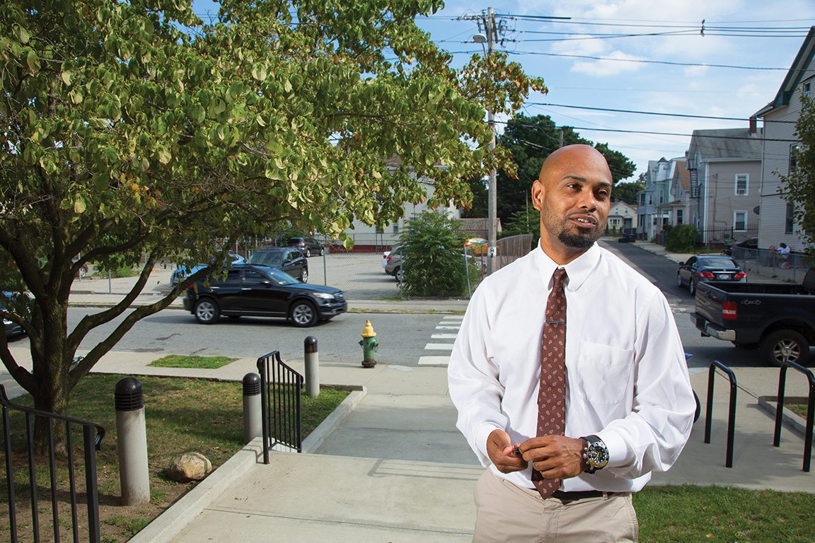 José Rodriguez, 33, was a middle-school dropout who served three years for attempted murder before earning his associate degree through College Unbound. He’s now working toward his bachelor’s degree while holding down a job with the nonprofit Institute for the Study and Practice of Nonviolence.